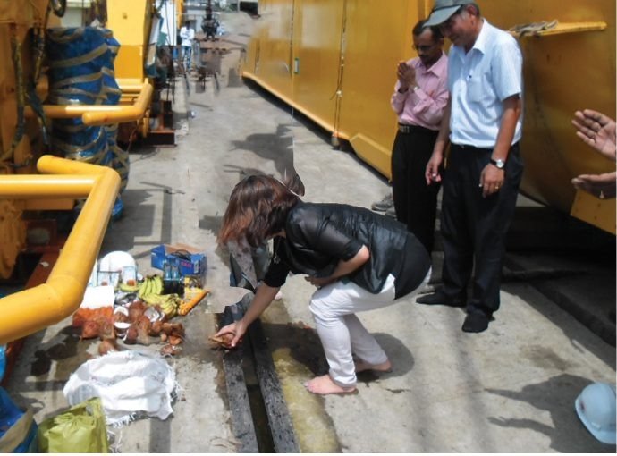 Project site inauguration and blessing ceremony
