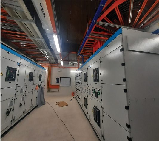 Electrical switchgear room